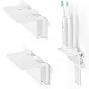 OAPRIRE Acrylic Electric Toothbrush Holder for Bathroom White 2P