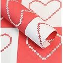 Oasis Frosted Red Bouquet Wrapping Roll Premium Korean Style Flower Wrap for Fresh Flowers &amp; Gift Packaging Florist Essential Supplies 60 Micron 25 Meter Long