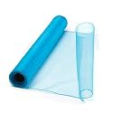 Oasis Organza Fabric Roll – Turquoise Blue,10 Meters | Multipurpose Cloth for Flower Bouquets, Party Décor, Gift Wrapping, Hampers, Backdrops, Mandap &amp; Pooja Decoration, Ribbon Wedding Accessories