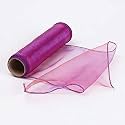 Oasis Floral Products Organza Fabric for Wedding, Party Decoration, Backdrop, Flowers, Hamper Gift Packing Roll 38cmx9mtr (1 Roll) Violet