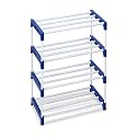 OBBO 4-Layer Foldable Shoe Rack for Home Storage | Multipurpose Portable Shoe Organizer | Easy to Assemble, Durable & Lightweight | Shoe Stand for Bedroom, Living Room & Entryway