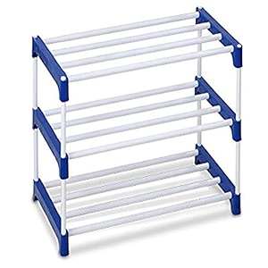 obbo-foldable multipurpose portable shoe rack for home storage easy to move amp assemble durable shoe rack organizer for home shoesfor bedroom living roomentryway-3 layer