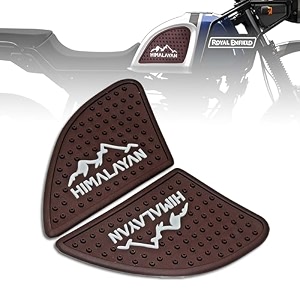 oberoi39s traders anti slip silicone tank padthai pad waterproof sticker for royal enfield himalayan brown