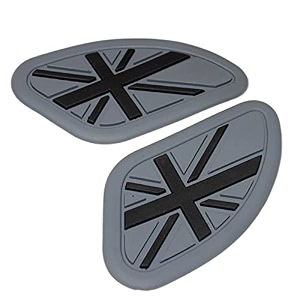 oberoi39s traders universal anti slip silicone bike tank padthai pad waterproof sticker for all motorcycle blue