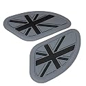 OBEROI'S TRADERS Universal Anti Slip Silicone Bike Tank Pad/Thai Pad Waterproof Sticker For All Motorcycle (Blue)