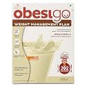 Obesigo BLCD - Meal Replacement Weight Loss & Weight Management Plan | Vanilla - 350Gm (7 Sachets*50g) | Whey Protein & Fiber Enriched | 40.8g Protein/100g, Garcenia Extract, 27 Vitamin & Mineral