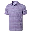 Obla Men's Golf Polo Shirts Print Short Sleeve Dry Fit Collared Shirt