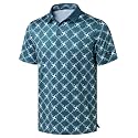 Obla Men's Golf Polo Shirts Print Short Sleeve Dry Fit Collared Shirt