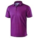 Obla Men's Golf Polo Shirts Print Short Sleeve Dry Fit Collared Shirt