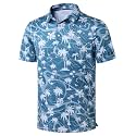 Obla Men's Golf Polo Shirts Print Short Sleeve Dry Fit Collared Shirt
