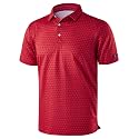 Obla Men's Golf Polo Shirts Print Short Sleeve Dry Fit Collared Shirt