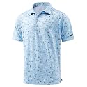 Obla Men's Golf Polo Shirts Print Short Sleeve Dry Fit Collared Shirt