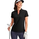 Obla Women39s Golf Polo Shirt V-Neck Short