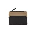 OBLIK Crust Cardholder | Rubberised Waterproof Fabric | Minimal Monogramming | 4 Card Slots & 1 Zipper Pocket