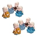 Oblivion Buddha Monk Figurine Set Multicolour