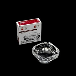 oblivion glass brunswick crystal quality cigar cigarette ashtray round tabletop for home office indoor outdoor home dcor
