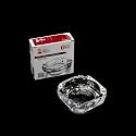 Oblivion Glass Brunswick Crystal Quality Cigar Cigarette Ashtray Round Tabletop for Home Office Indoor Outdoor Home Décor