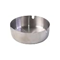 Oblivion Glass Brunswick Crystal Quality Cigar Cigarette Ashtray Round Tabletop for Home Office Indoor Outdoor Home Décor (Round Ash Tray)