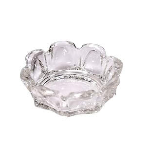 oblivion ash tray for cigarette  round shape cigar amp cigarette ashtray crystal glass ash tray for home office caf amp bar table dcor easy to clean durable amp stylish smoking accessory pack of 1