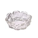 Oblivion Ash Tray for Cigarette – Round Shape Cigar &amp; Cigarette Ashtray, Crystal Glass Ash Tray for Home, Office, Café &amp; Bar Table Décor, Easy to Clean, Durable &amp; Stylish Smoking Accessory (Pack of 1)
