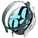 OBOE Screen Protector Case 40mm Cover Compatible with Samsung Galaxy Watch 6 40mm Watch (Green) [Watch NOT Included]