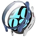 OBOE Screen Protector Case 40mm Cover Compatible with Samsung Galaxy Watch 6 40mm Watch (Royal Blue) [Watch NOT Included]