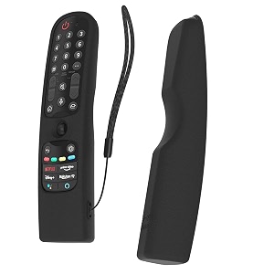 oboe silicone protective case for lg an-mr21ga 2021 mr22ga 2022 mr23ga 2023 magic remote protective case with loop black remote not included