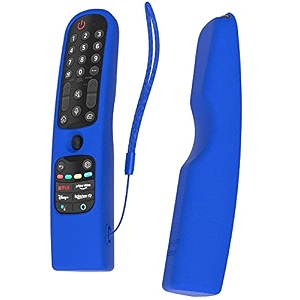 oboe silicone protective case for lg magic remote blue with remote loop