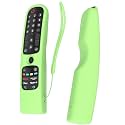 Oboe Silicone Protective Case for LG Magic Remote (2021-2023) with Glow in Dark Green Remote Loop