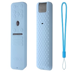 oboe silicone tv remote cover compatible with lg smart tv remote lg mr25ga key cover protective case with lanyard g-glow in dark blue remote not included