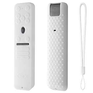oboe silicone tv remote cover compatible with lg smart tv remote lg mr25ga key cover protective case with lanyard g-white remote not included