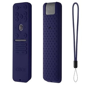 oboe silicone tv remote cover compatible with lg smart tv remote lg mr25ga key cover protective case with lanyard g-dark blue remote not included