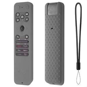 oboe silicone tv remote cover compatible with lg smart tv remote lg mr25ga half wrap protective case with lanyard f-dark grey remote not included