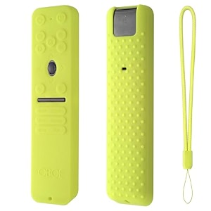 oboe silicone tv remote cover compatible with lg smart tv remote lg mr25ga key cover protective case with lanyard g-glow in dark green remote not included