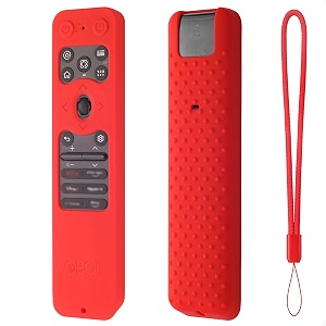oboe silicone tv remote cover compatible with lg smart tv remote lg mr25ga half wrap protective case with lanyard f-red remote not included