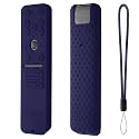 Oboe Silicone Tv Remote Cover Compatible with LG Smart TV Remote LG MR25GA Key Cover Protective Case with Lanyard (G-Dark Blue) [Remote NOT Included]