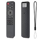 Oboe Silicone Tv Remote Cover Compatible with LG Smart TV Remote LG MR25GA Full Wrap Protective Case with Lanyard (E-Dark Grey) [Remote NOT Included]