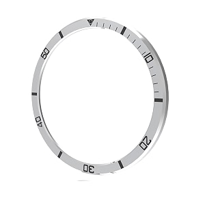 oboe stainless steel bezel ring case 43mm cover compatible with samsung galaxy watch 6 classic 43mm bezel ring adhesive cover silver watch not included