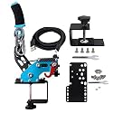 Obokidly Upgrade USB Handbrake Support G920 2 IN 1 Compatible With XBOX ONE/XBOX ONE S AND PC For Simracing Game Sim Rig With Clamp ;With Plate (Blue-1)