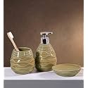 Obsessions Modern Ceramic 3-Piece Bath Set 