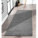 Obsessions Polyester Bedside Runner with Solid Pattern