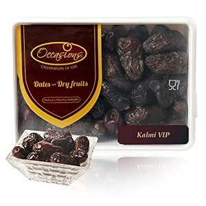 occasions soft amp delicious premium kalmi dates 400g - fresh kalmi dates low gi snack no artificial colors gluten free vegan  ideal for snacking gifting and festive celebrations