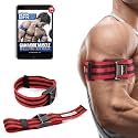 BFR BANDS Occlusion Bands (PRO X) – 2 Pack, 2 Inch Wide, Blood Flow Restriction Band Set for Arms w/ Pull to Tighten, Quick-Release Buckle &amp; Training eBook