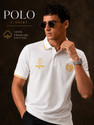 Occupied Clothing Co. Men Solid Polo Neck