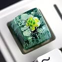 Ocean Aesthetic Sea Turtle Artisan Keycap Esc R1 SA Profile 1U