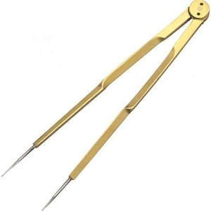 ocean - brass marine compass divider 6 inch - patwari brass survey divider - for plotting drafting architect drawing - patwari divider