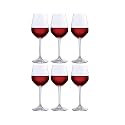 Ocean Lexington Wine Glass Set of 6 Pcs, 455 ml, Transparent | Stylish & Durable Glassware | Perfect for Serving Wines, Champagne, Cocktails & Other Beverages in Home, Parties Use | Dishwasher Safe.