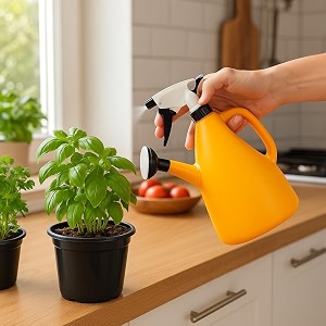 ocean mart dual-use watering and spraying garden tool watering can one-liter watering spray bottle assorted