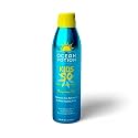 Ocean Potion Kids Sunscreen Spray SPF 50, Broad Spectrum UVA/UVB Sunscreen, Continuous Sunscreen Spray with Vitamin E & Aloe, Oxybenzone-Free, Fragrance-Free, Water-Resistant, 5.5 oz