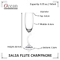 Ocean Salsa Flute Champagne 165ML (Set of 6)